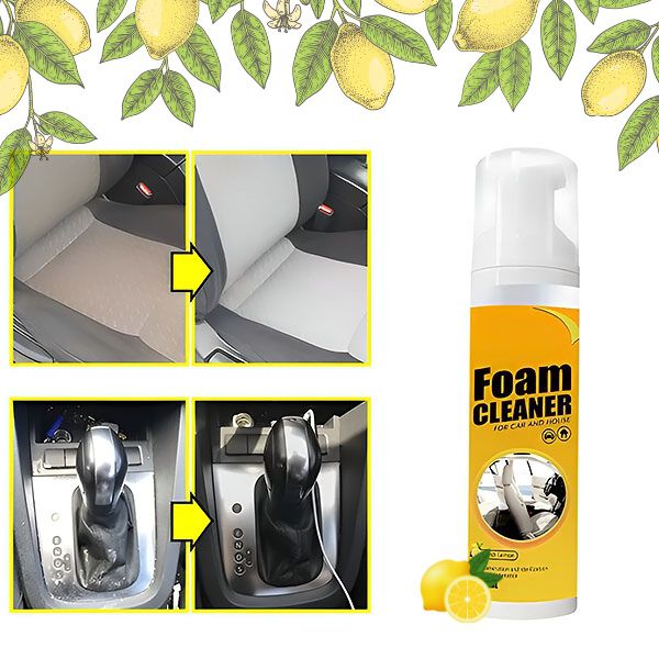 Spumă Activă de Curățare Auto – Curăță Fără Efort Interiorul Mașinii
