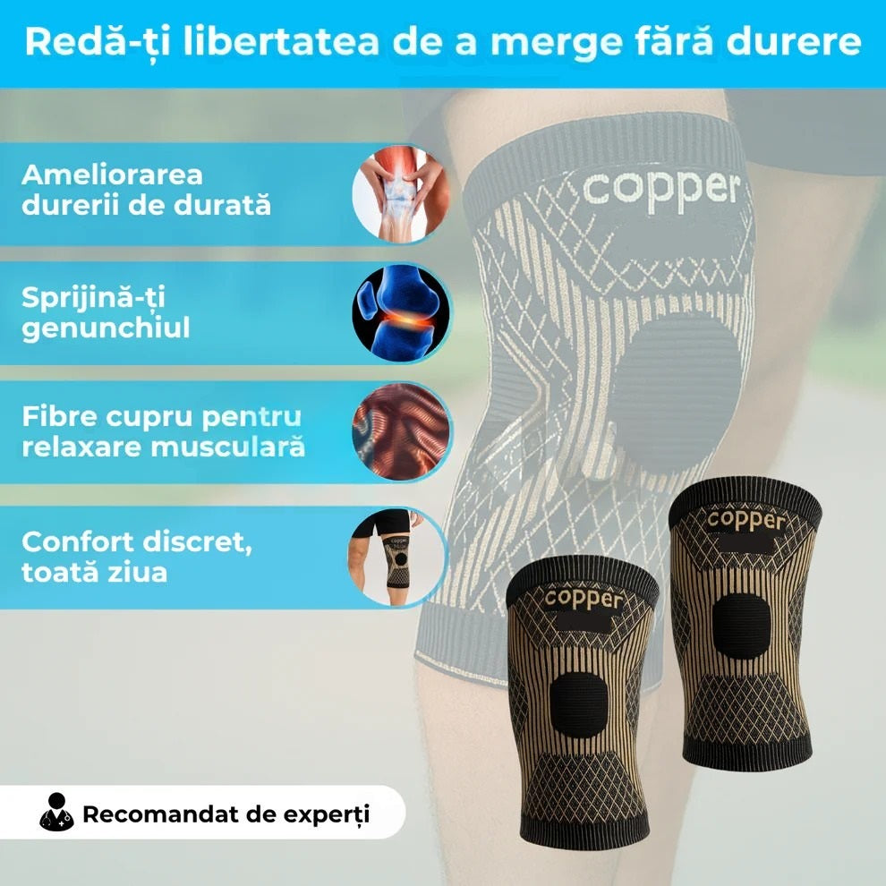 Genunchiera cu fir de cupru