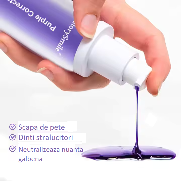 Gel de Albire a Dintilor, Corector de Culoare, Zâmbet Radiant, Glory Smile, 30ml