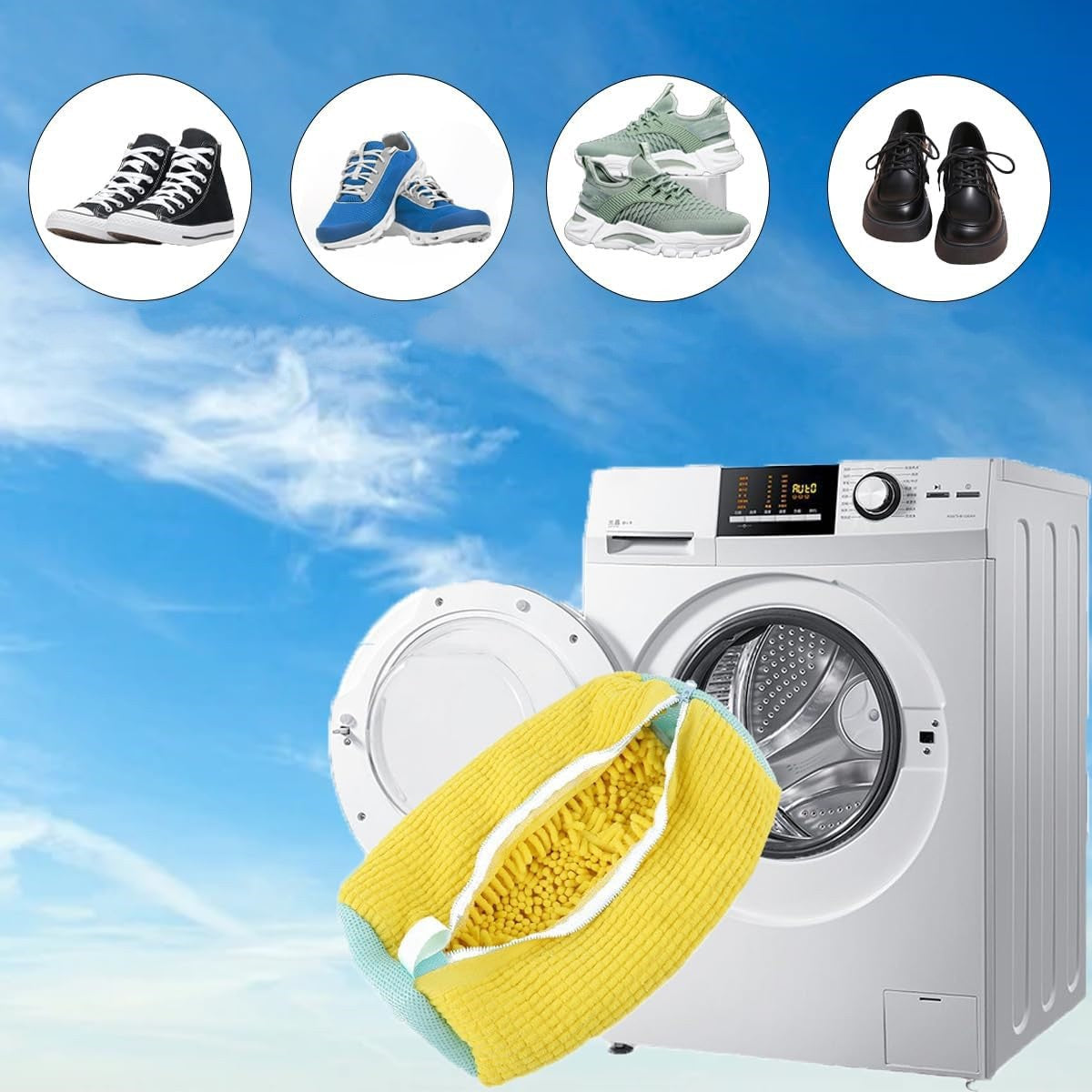 Sac de curățat încălțăminte din microfibră