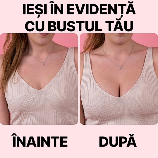 Sutien Push-Up Invizibil din Silicon - Mărime Unică, Reutilizabil, Subțire & Discret