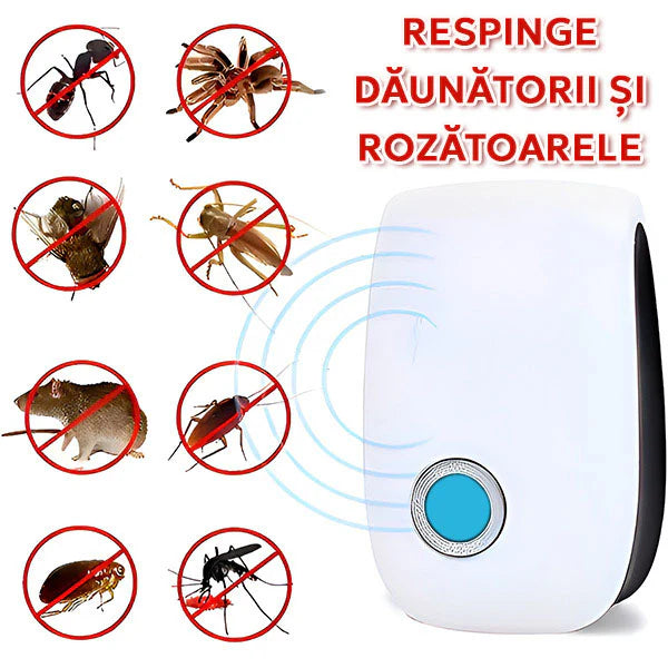 Dispozitiv ultrasonic pentru alungarea dăunătorilor | BUGBUSTER