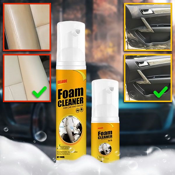 Spumă Activă de Curățare Auto – Curăță Fără Efort Interiorul Mașinii